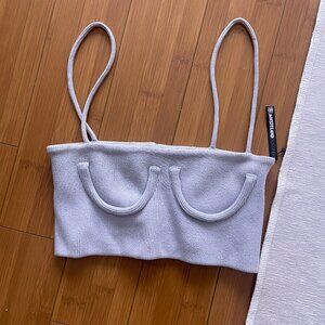 Orseund Iris Tube Tank in Grey Blue - size small